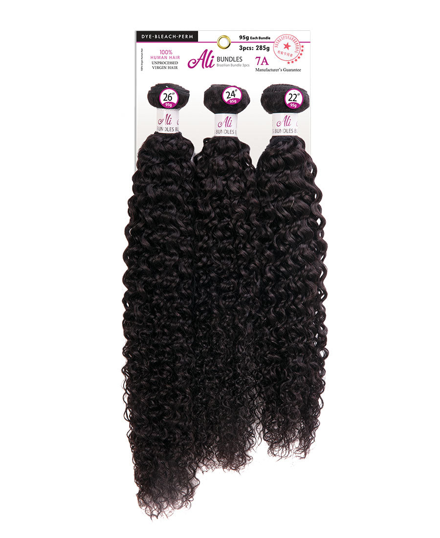 New Born Free BRAZILIAN BUNDLE 3 PCS - 16+18+20 BOHEMIAN WAVE  - BB3B4