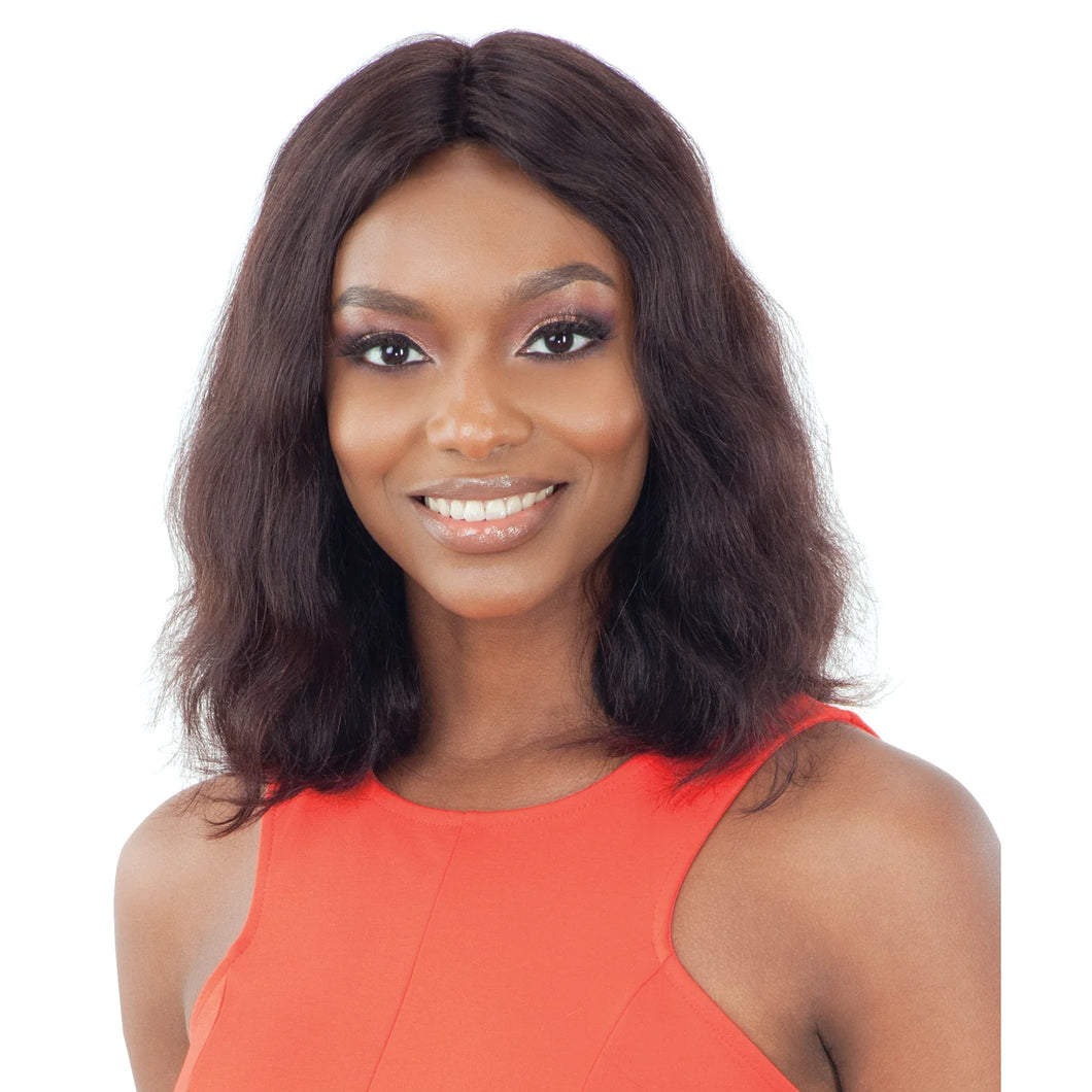 Shake-N-Go Naked Brazilian Natural 100% Human Hair Lace Front Wig - Cleona