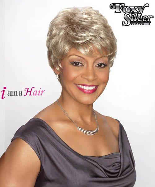 Foxy Silver Synthetic Full Wig - BEE