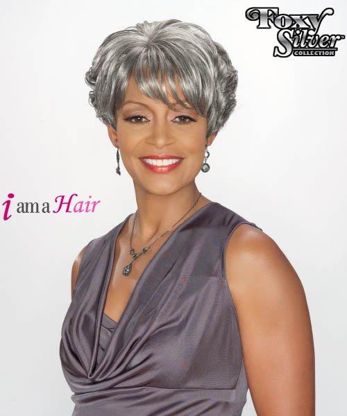 Foxy Silver Synthetic Full Wig - CHARLOTTE