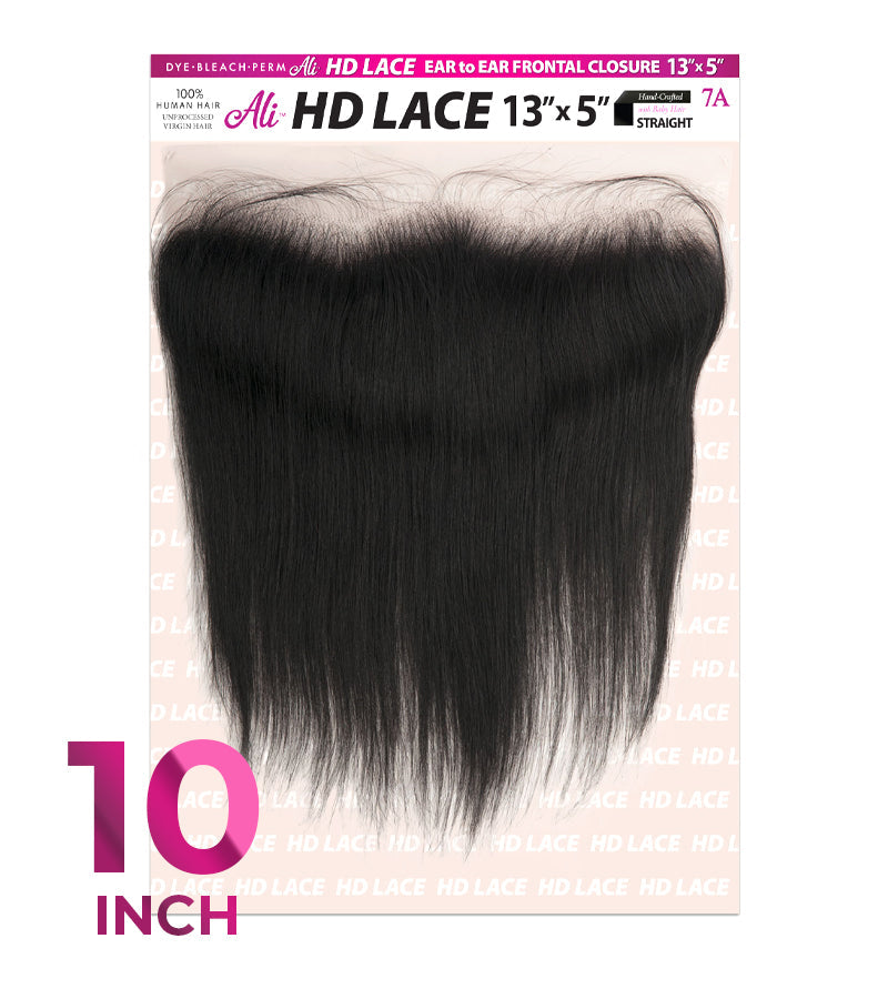 New Born Free HD 13X5 LACE EAR to EAR FRONTAL CLOSURE-STRAIGHT 10
