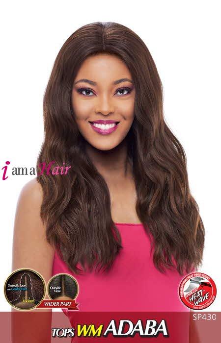 Vanessa TOPS WM ADABA- Synthetic Express Swissilk Lace Wider Part Lace Front Wig