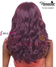 Load image into Gallery viewer, Vanessa  TCHB KEMBY - Human Hair Blend HONEY-C Lace Front Wig
