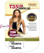 Load image into Gallery viewer, Vanessa Human Hair Blend 13 x 5 Hand Tied Ear-to-Ear Lace Frontal Wig - T35HB MARITA
