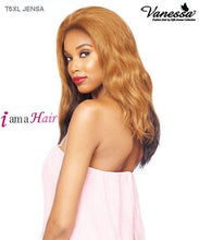 Load image into Gallery viewer, Vanessa T5XL JENSA - Human Hair Blend Honey-5 Hand-Tied Swiss Silk Deep  Lace Front Wig
