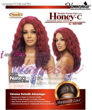 Load image into Gallery viewer, Vanessa Human Hair Blend Lace Front Wig - HONEY C NATEX
