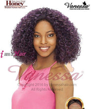 Load image into Gallery viewer, Vanessa Human Hair Blend Lace Front Wig - HONEY MONTA

