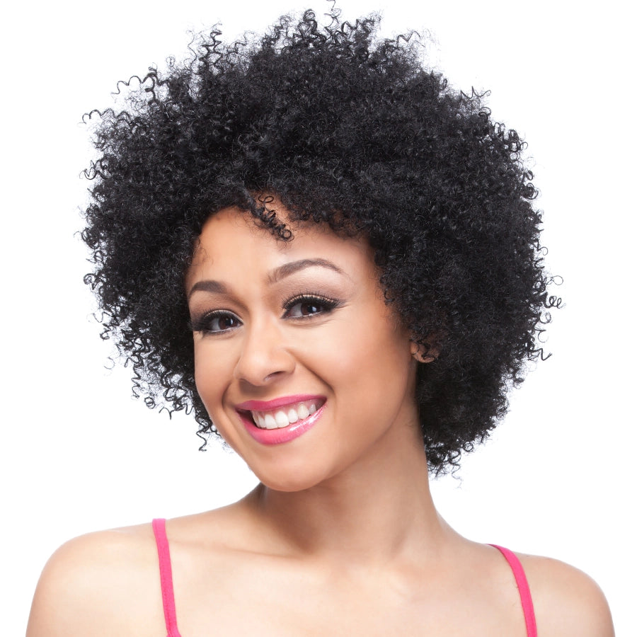 It's a wig 100% Human Full Wig - HH AFRO CURL