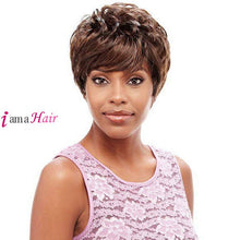 Load image into Gallery viewer, Vanessa Full Wig HH MARGON- Human Hair 100% Human Hair Full Wig
